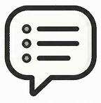 Speech bubble icon