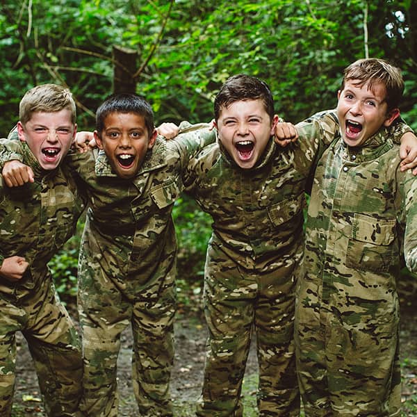Squad shouting