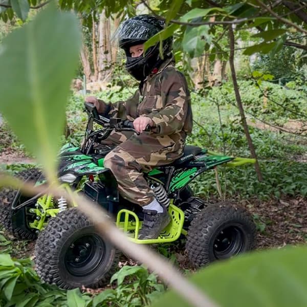 Forest quad biking