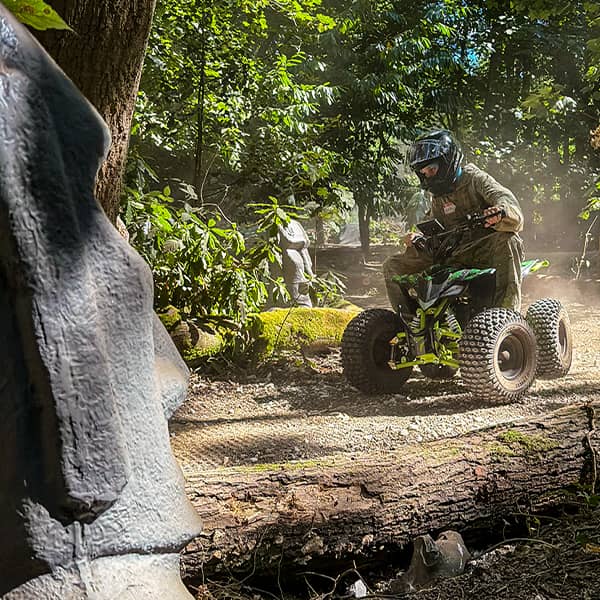 Forest quad biking