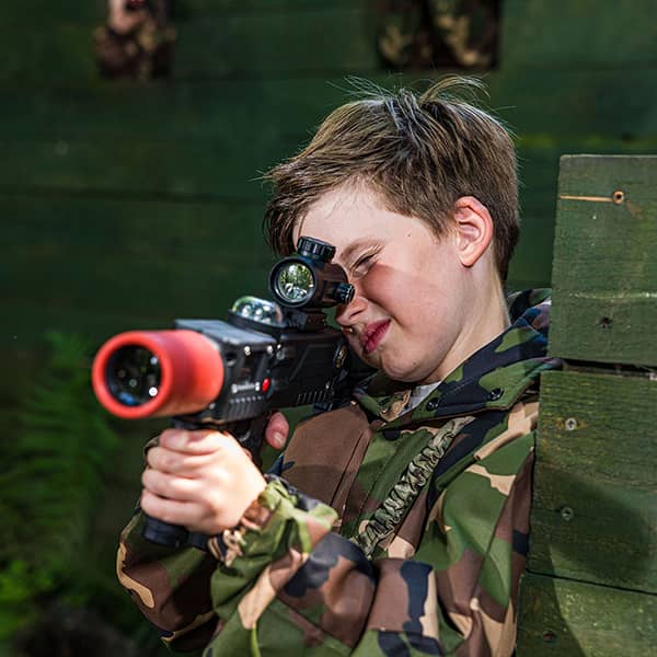 Kids Laser Tag aiming