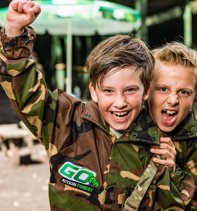 Kids at Go Action Forest London